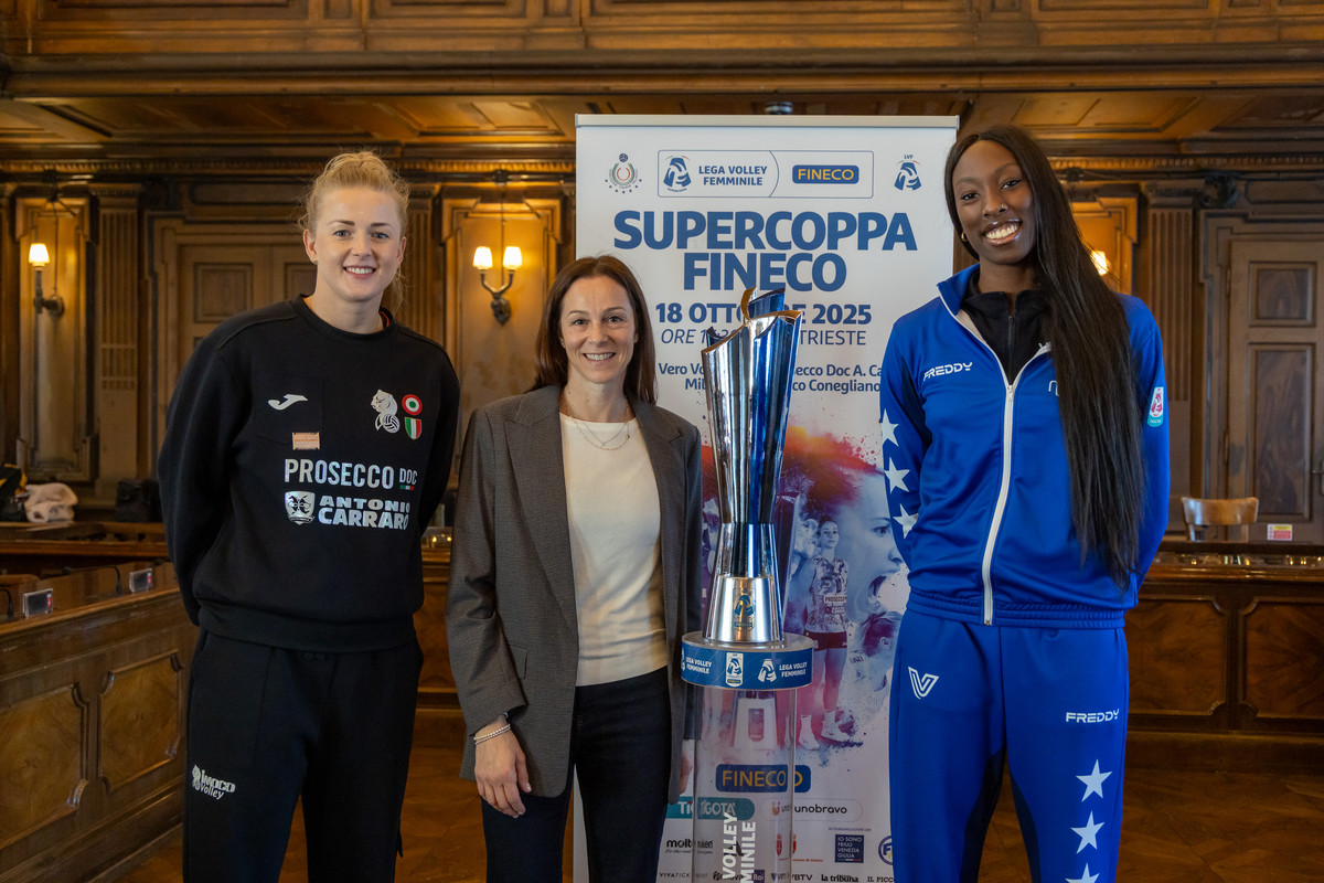 Supercoppa Fineco: Conegliano e Milano accendono Trieste, tutto pronto per la sfida che inaugura la stagione 2025/26