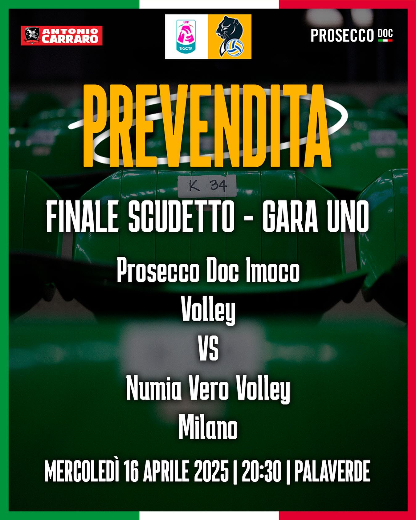 Conegliano: Al via la prevendita per Gara 1 della Finale Scudetto