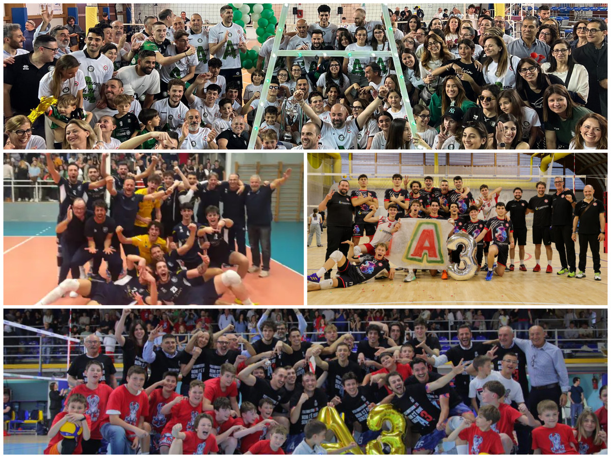 A3 Credem Banca: Definite le prime 4 neo promosse. C'è anche il Trebaseleghe la prima squadra di Andrea Zorzi