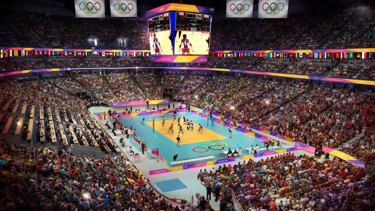 Olimpiadi LA2028: La pallavolo si giocherà all'Honda Center