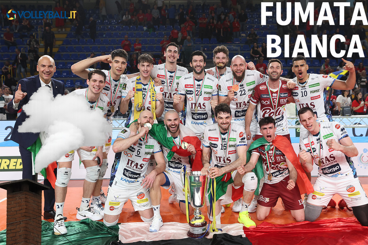 Fumata Bianca: Trento campione! Michieletto il nuovo "Pontefice" del volley italiano