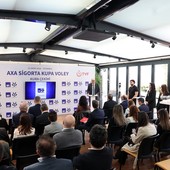 Il sorteggio dell’AXA Sigorta Kupa Voley 2026/27. Foto TVF.
