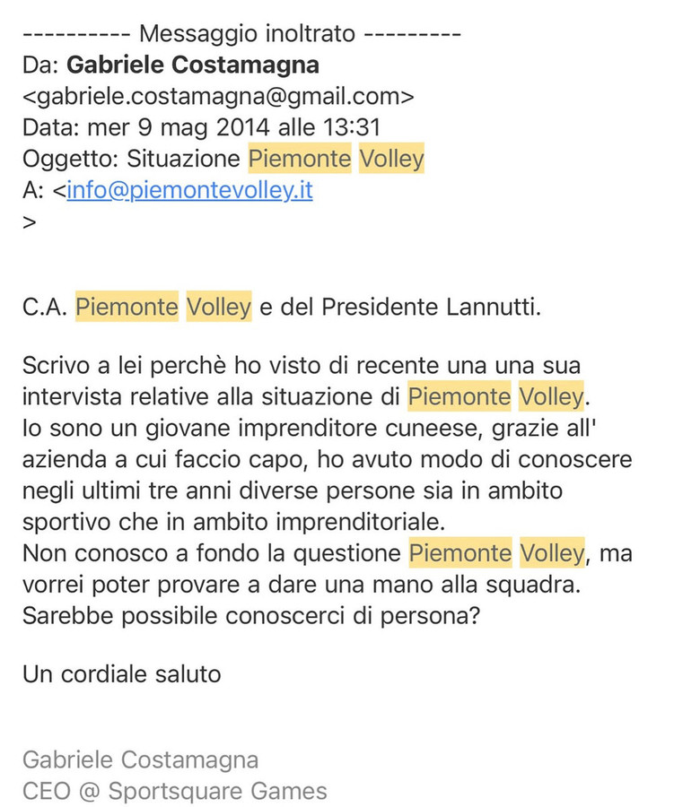 Cuneo: Una promozione che nasce da lontano...