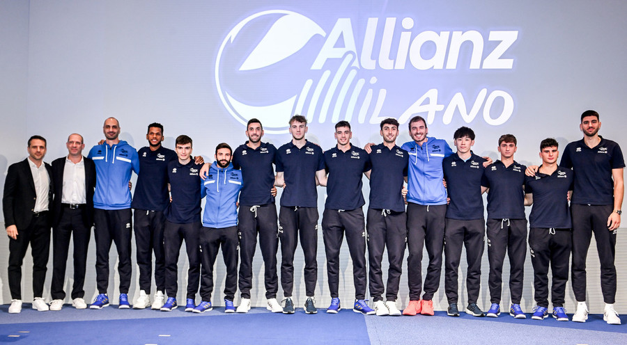 Milano: L'Allianz si presenta. Capitan Piano: &quot;Il primo grande traguardo sarà confermarsi&quot;