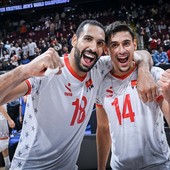 Ali Bongui (18) con il top scorer di giornata Oussama Ben Romdhane (14)