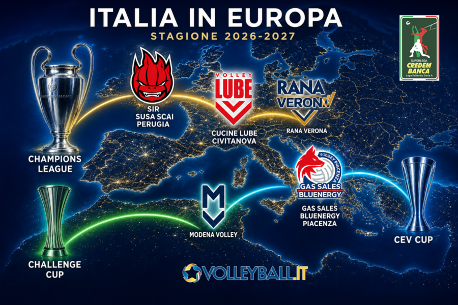 SuperLega Credem Banca: Chi va in Europa nella stagione 2026/27