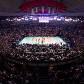 Il pubblico sugli spalti durante una gara di CEV EuroVolley