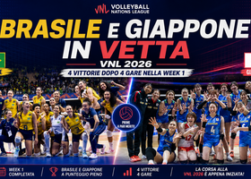 VNL F.: Tutti i risultati dell'ultima giornata della 1. week e le statistiche. La classifica VNL F.: Tutti i risultati dell'ultima giornata della 1. week e le statistiche. La classifica