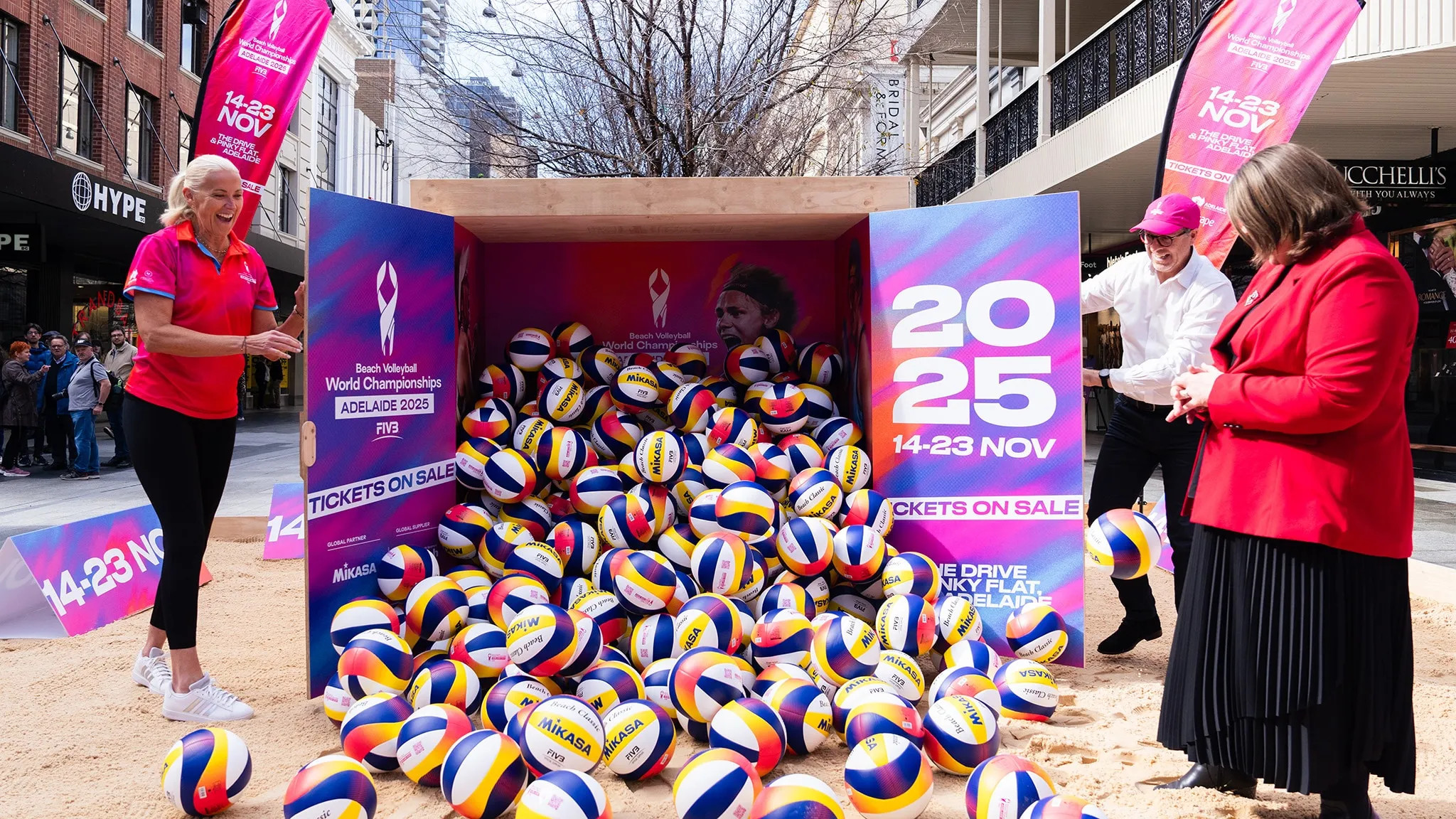 Beach Volley: -100 giorni ai Mondiali di Adelaide, la città si prepara alla festa globale