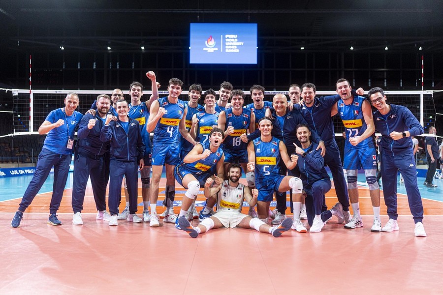 Universiadi: Italia-Rep.Ceca 3-0, azzurri in semifinale contro il Brasile