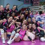 Il numero 2 di Manfredini insieme alle compagne del Casalmaggiore