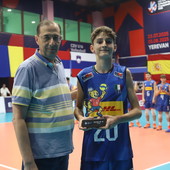 Mvp della partita il regista azzurro Matteo Talevi.