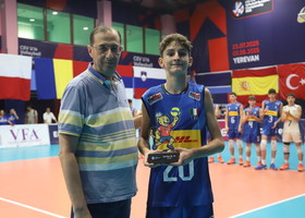 Mvp della partita il regista azzurro Matteo Talevi.