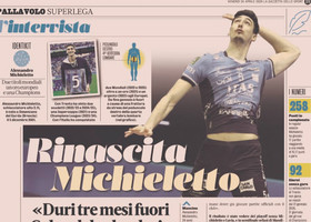 Trento: Michieletto accelera verso il rientro. “Spero di esserci per l’Europeo”