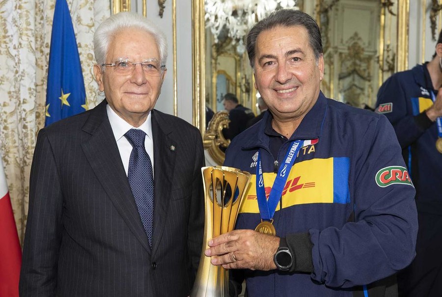 Mondiali 2022: Gli azzurri campioni del Mondo dal Presidente Sergio Mattarella