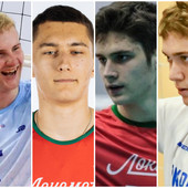Da sx Daniil Zavolzhskiy, Kirill Vlasov, Vasily Molotkov e Dmitry Kazakov