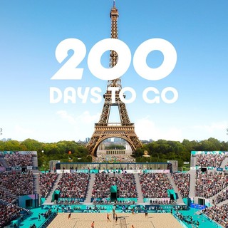 -200 giorni a Parigi. Il campo da beach volley sarà ai piedi della Tour Eiffel