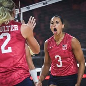 Avery Skinner (USA), 15 punti contro la Slovenia