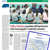 Volley Modena, nuovo caso: Una allenatrice all’Ispettorato del lavoro... Il club annuncia azioni legali