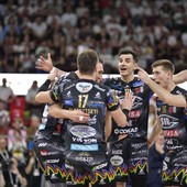Supelega Credem Banca: Semifinale gara3. Risultato e statistiche set per set. Perugia - Piacenza 1-0
