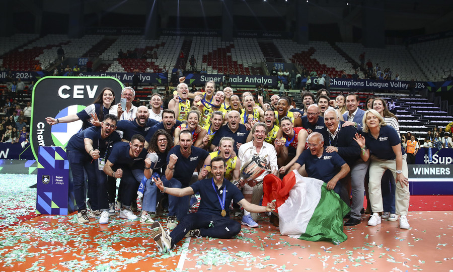 L'A.Carraro Imoco Conegliano Campione d'Europa difenderà il titolo in Champions League