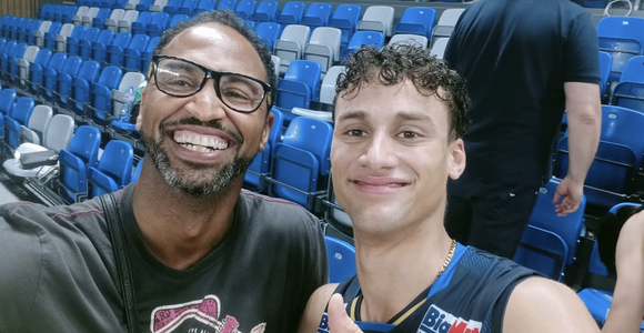 Alexeis Argilagos Segura con il figlio Bryan