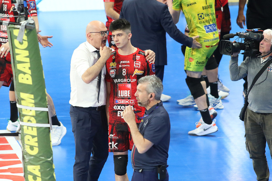 Boninfante con coach Medei