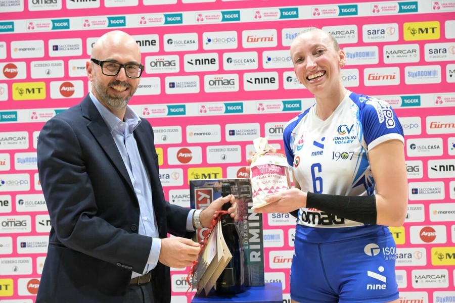 Brancher, top scorer del primo successo in A1 del San Giovanni Marignano