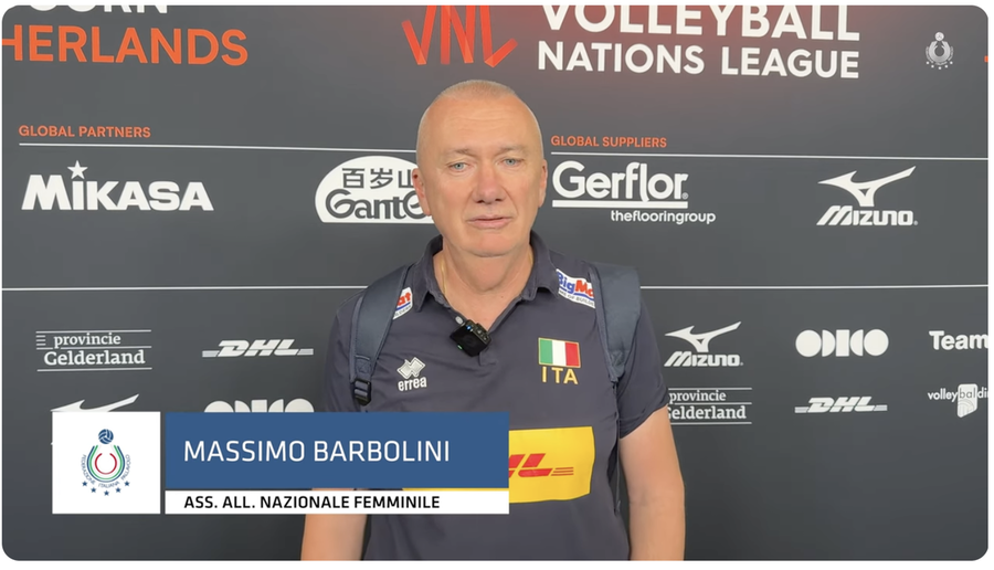 VNL F.: Barbolini, &quot;Italia-Brasile non è mai una partita qualsiasi. Serve umiltà e abitudine alla fatica&quot;