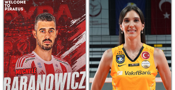 Baranowicz e Naz, colpi da 90. Carisma ed esperienza al servizio di Olympiacos e Vakifbank Baranowicz e Naz, colpi da 90. Carisma ed esperienza al servizio di Olympiacos e Vakifbank