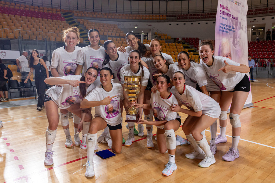 Perugia festeggia il successo nel Memorial Simonetta Avalle