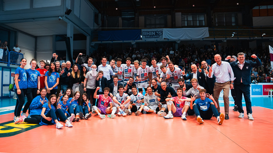 Finali Play Off Serie A3: Belluno vince in rimonta, la promozione si deciderà a Reggio Calabria Finali Play Off Serie A3: Belluno vince in rimonta, la promozione si deciderà a Reggio Calabria