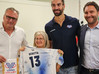 Bonati e Beretta con l'Ambasciatrice Emilia Gatto Bonati e Beretta con l'Ambasciatrice Emilia Gatto