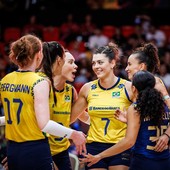 Mondiali F.: Brasile, tra consapevolezza ed entusiasmo. Rosamaria, Roberta e Julia Bergmann dopo il 3-1 sulla Dominicana: &quot;Ogni partita è una finale, ora testa alla Francia&quot;