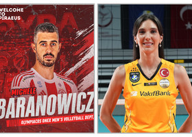 Baranowicz e Naz, colpi da 90. Carisma ed esperienza al servizio di Olympiacos e Vakifbank