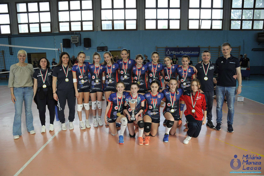 Fipav Milano Monza Lecco: Il titolo U13 femminile al Bracco Pro Patria