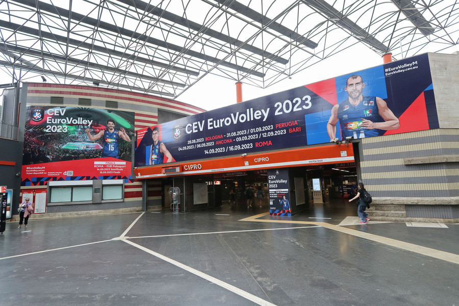 Euro Volley Tour: Il 22 giugno alla stazione Cipro di Roma l'evento Volley S3 in Metro