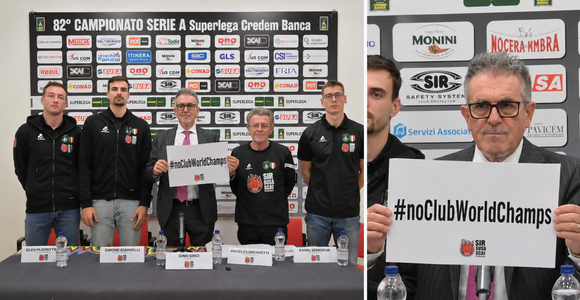 Questa doveva essere la provocazione alla FIVB... (scritta nel cartello modificata con AI) Questa doveva essere la provocazione alla FIVB... (scritta nel cartello modificata con AI)