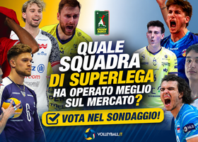 Superlega & Volley Mercato, Quale club ha operato meglio sul mercato? Sondaggio online su Volleyball.it+ Superlega & Volley Mercato, Quale club ha operato meglio sul mercato? Sondaggio online su Volleyball.it+