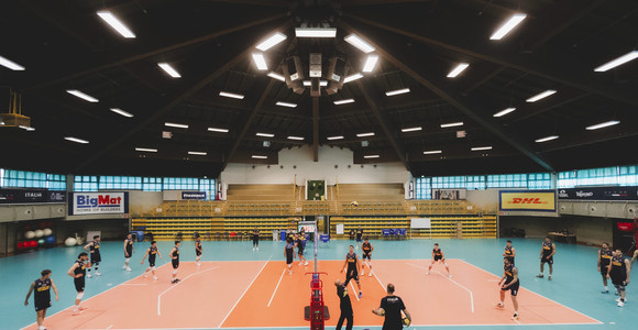Il palasport di Cavalese