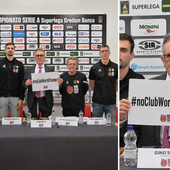 Questa doveva essere la provocazione alla FIVB... (scritta nel cartello modificata con AI) Questa doveva essere la provocazione alla FIVB... (scritta nel cartello modificata con AI)