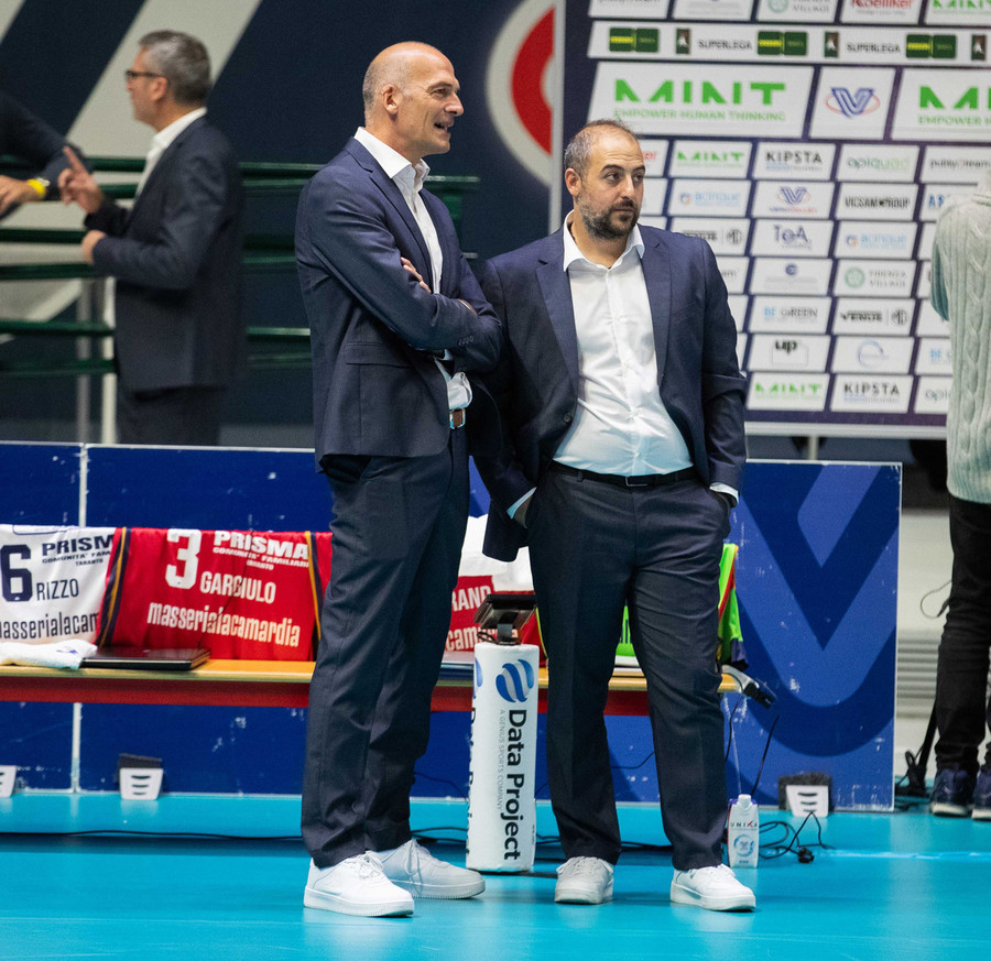 Coach Corsano con Andriani