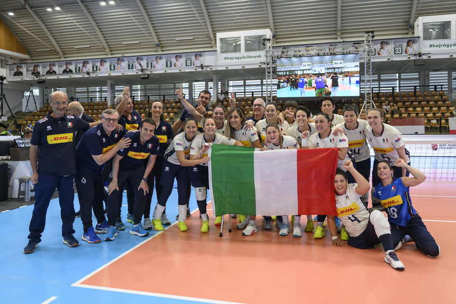 Europei Sitting Volley: Oro alle azzurre. 3-0 all'Olanda