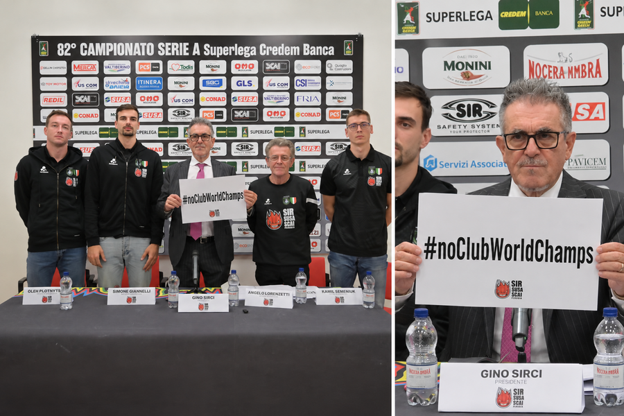Questa doveva essere la provocazione alla FIVB... (scritta nel cartello modificata con AI) Questa doveva essere la provocazione alla FIVB... (scritta nel cartello modificata con AI)