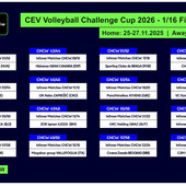 Challenge Cup F.: Sorteggi, Vallefoglia ai sedicesimi