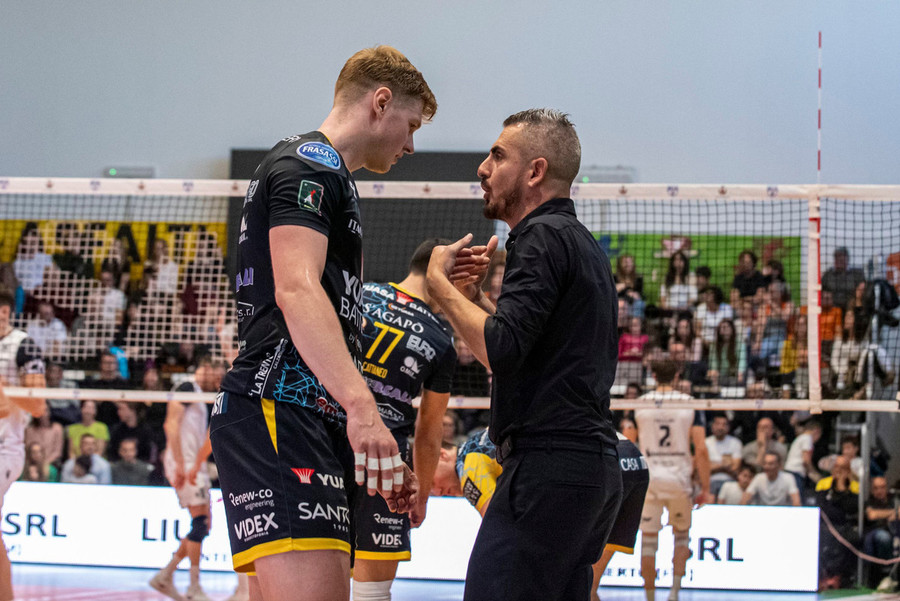 Coach Ortenzi e Rasmus Breuning Nielsen