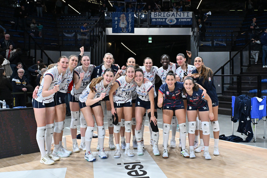 Chieri vince a Bergamo al tiebreak