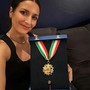 Carlotta Cambi con il collare d'oro Carlotta Cambi con il collare d'oro