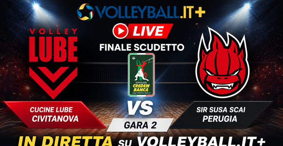 Volleyball.it+: Gara2 di finale scudetto si vive anche live sull’app con notifiche, statistiche e racconto punto per punto