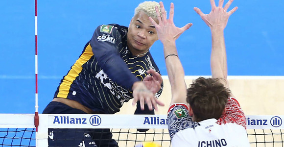 Darlan top scorer di giornata. 23 punti in 3 set Darlan top scorer di giornata. 23 punti in 3 set